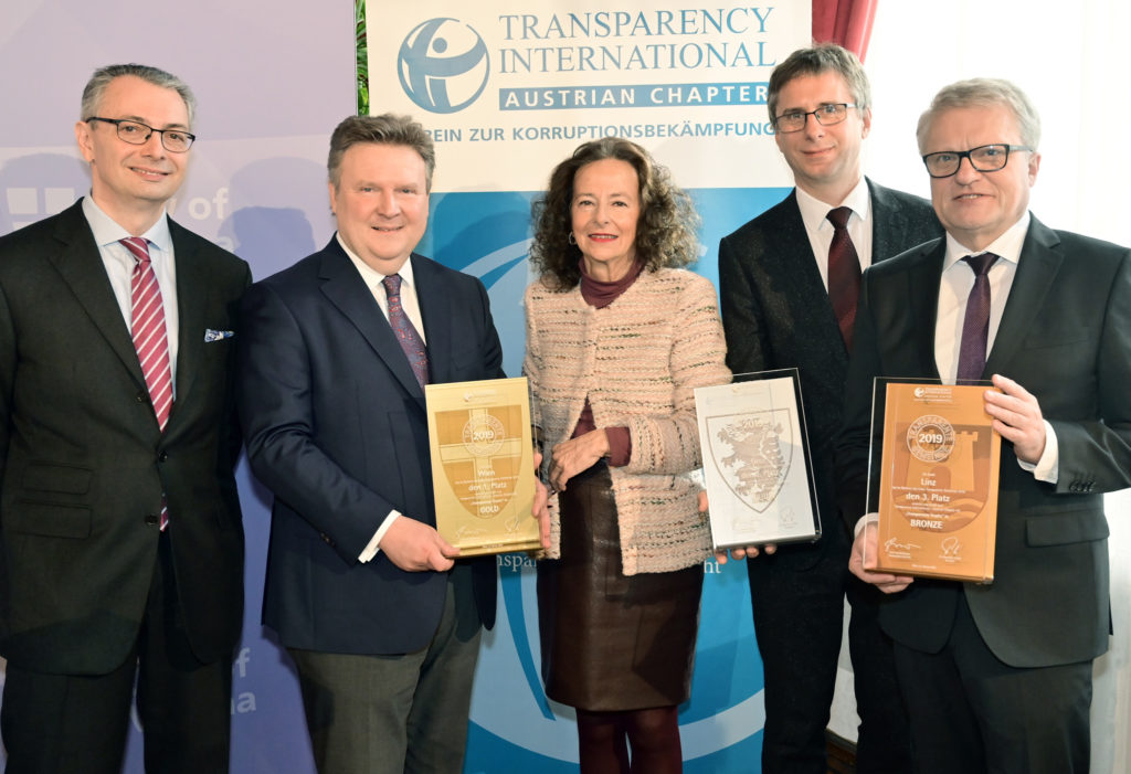 Transparenteste Gemeinden Linz unter Top 3!