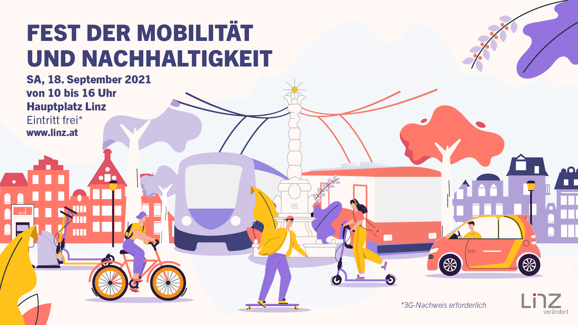 Fest der Mobilität und Nachhaltigkeit am Linzer Hauptplatz